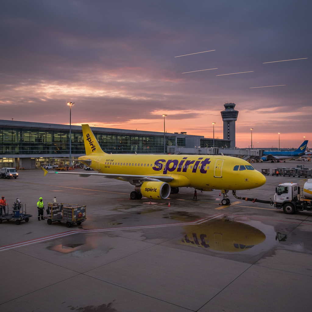 Spirit Airlines Shuts Down After Fuel Price Surge and Financial Woes