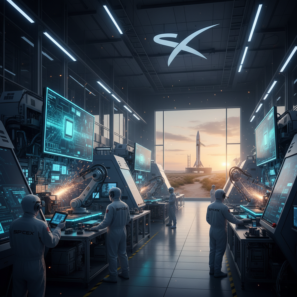 SpaceX Unveils $55 Billion Plan for AI Chip Manufacturing in Texas