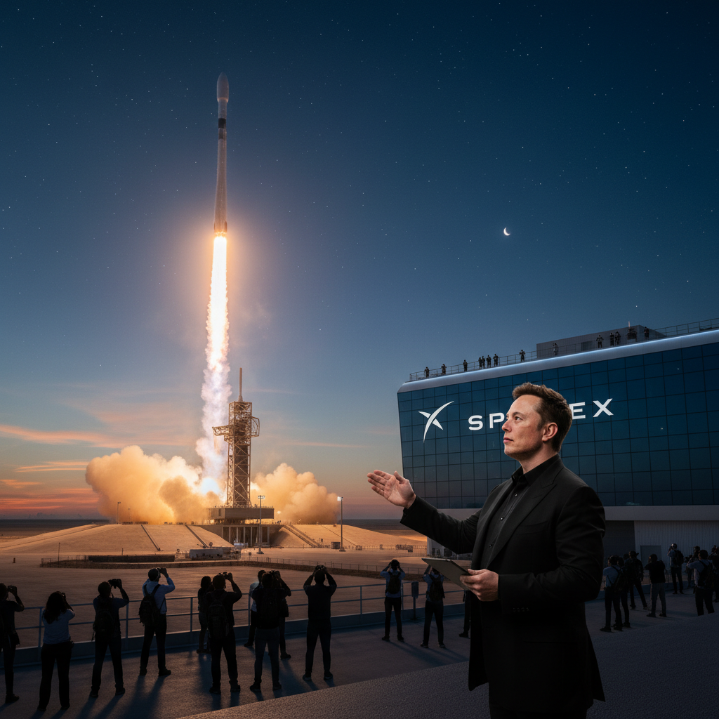 الطرح العام لـ SpaceX يكشف إيلون ماسك كأصل وعامل خطر رئيسي